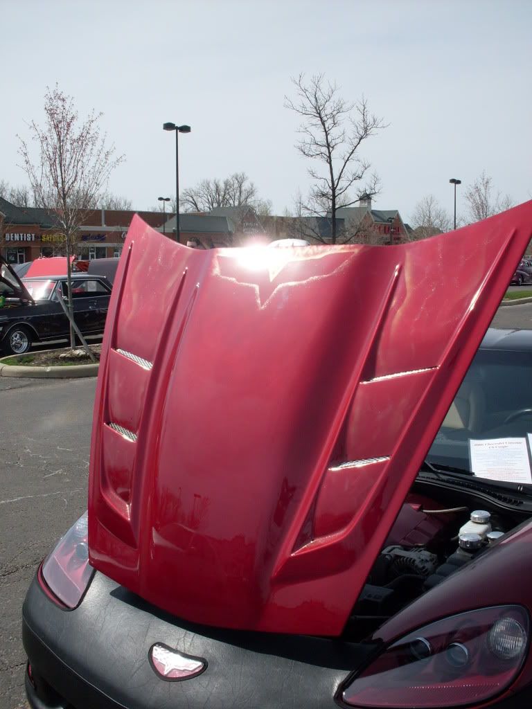 Vented Fiberglass Hood for C6 • How to Paint Your Own Car, Auto Body Discussion Forum & Videos